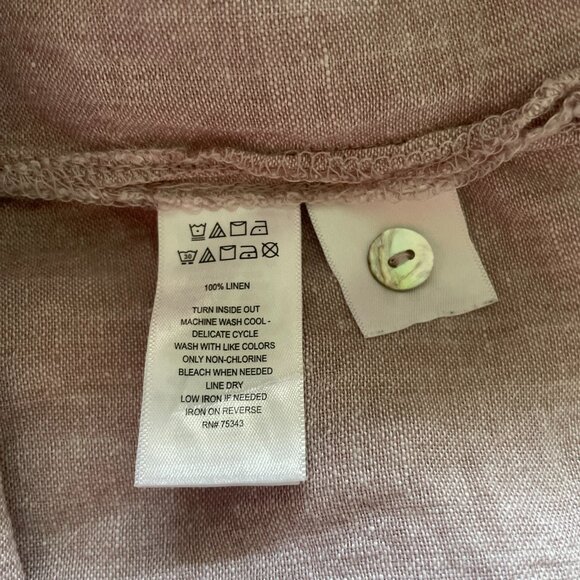 Tahari 100% Linen Dress - Picture 4 of 4